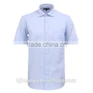 Men Handsome Short Sleeve T/C Dress Shirt 2015 thumbnail-1