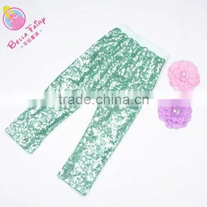 Wholesale Newborn Baby Winter Pants Baby Sequin Pants thumbnail-5