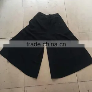 Yiwu Stocklots Women Branded High Waisted Wide Leg Pants thumbnail-5