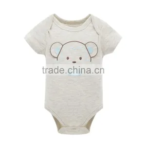 2017 New Newborn Clothes 100% Cotton Bear Design Baby Rompers For Summer thumbnail-1