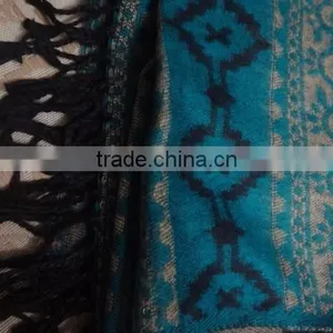 Designer Acrylic Shawl Cashmere Look ,60 cm x 200 cm thumbnail-2