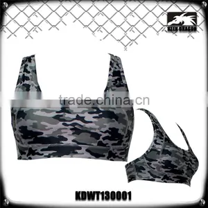 2017 Reinforced Stitched for Ultimate Movement Camo Sports Bra for Women thumbnail-1