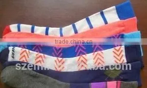Long Men Cotton Stripe Soccer Socks thumbnail-2