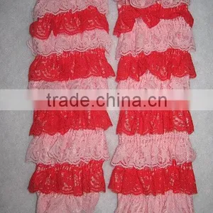 Customize Children Birthday Socks Baby Girl Lace Leg Warmer Ruffle Leggings thumbnail-2