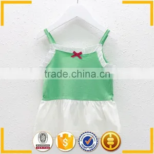 Wholesale Little Girls Ruffle Top Lace Ruffles Hem Child t Shirt White Top thumbnail-3