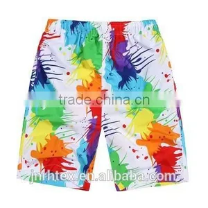 2015 Summer Fashion Custom Polyster and Cotton Printed Mens Beach Shorts thumbnail-6