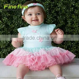 Lovely Patern Baby Clothes Cute Baby Romper With Dress thumbnail-1