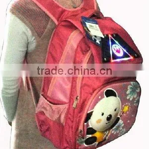 Solar School Bag With Warning LightSchool Backpack,Promotional School Bags thumbnail-1