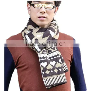 2016 Autumn Winter Scarf Black Thick Men Scarf Fashion Casual Scarf Men Audience Burst Models thumbnail-2