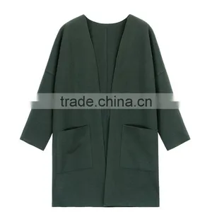 2017 Fashion Women Green Color Cardigan Sweater thumbnail-2