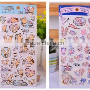 Adhesive Sticker Custom Fiber Paper Decorative Sticker Gold Stamp DIY Sticker thumbnail-5