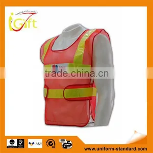 China Manufactory High Quality Dry Fit Mesh Safety Reflective Work Vest thumbnail-1