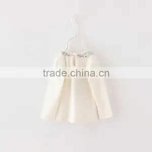 Wholesale Sequins Long Sleeves Cotton Latest Baby Girsl Fancy Top Design thumbnail-3