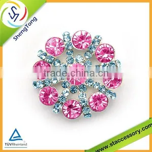 2015 Hot Selling Wholesale Metal Rhinestone Button thumbnail-1