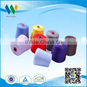 Chinese Factory Manufacturer Welljoy Made 100% Polyester Dope Dyed With Various Color Thread thumbnail-3