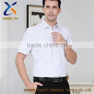 Mens Formal Short Sleeve Dress Business Shirt thumbnail-2