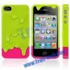 Undular and Detachable Hard Case for IPhone 4S/iPhone 4 (Light Green) thumbnail-1
