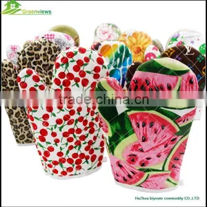 Fashion Customized Wholesale Cotton Oven Glove Fancy Microwave Cute Double Oven Mitts thumbnail-3