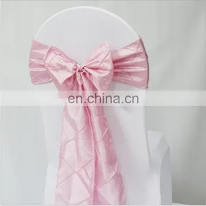 Beautiful Customized Wedding Dusty Pink Chair Sashes thumbnail-4