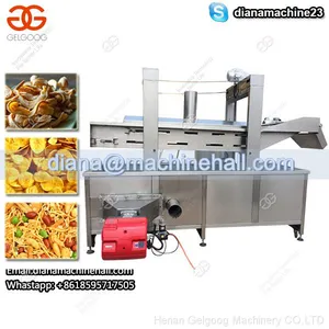 Continuous Belt Pork Skin Frying Machine|Broad Beans Fryer thumbnail-2