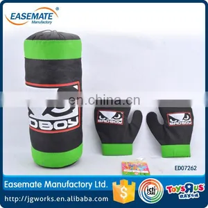 OUTDOOR CHILDRENS ACTIVITY PUNCH BAG MITTS GLOVES KIT KID'S BOXING SET thumbnail-1