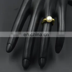 MCR-0010 In Stock Fashion Wedding Wholesale Latest Pearl Ring Designs for Women thumbnail-3