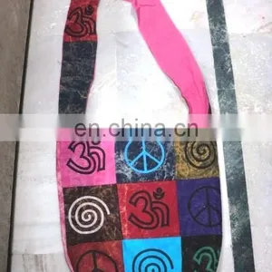 COTTON PATCHWORK PRINTED BAGS OM thumbnail-4