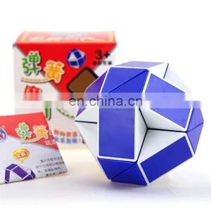 Snake Speed Cube Puzzle Fidget Cube Toy Twisty Puzzle Twist Magic Ruler Cube Christmas Gifts thumbnail-4
