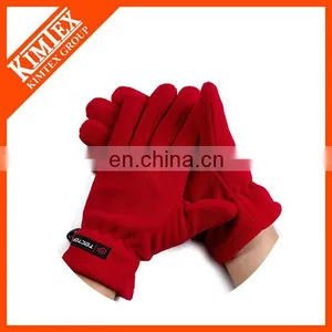 Fleece Cheap Customized Logo Unique Winter Gloves thumbnail-2