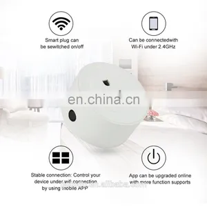 Smart WiFi Wall Socket Plug Mini Power Wireless Switch for Amazon Alexa thumbnail-1