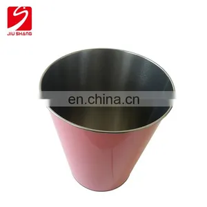 Galvanized Metal and Tinplate Ice Bucket With Round and Square Shape thumbnail-3