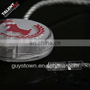 Custom New Fashion Brand Name Transparent String Seal Tag for Hangtag thumbnail-6