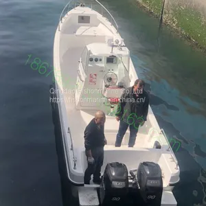 Fiberglass Speed Boat Twin Engines thumbnail-4