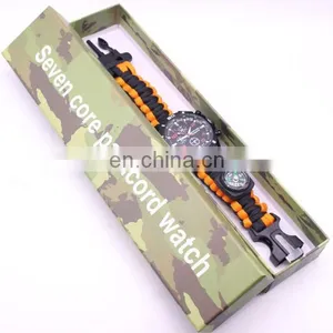 China Factory Paracord Watch Survival Watch Multifunctional Sport Watch thumbnail-5