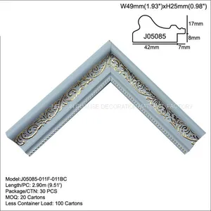 J04540 Series Flat PS Picture Frame Moulding&Photo Frame Profiles ,Mirror Frame Moulding Factory China thumbnail-2
