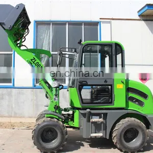 0.6ton Mini Wheel Loader With 4 in 1 Bucket thumbnail-4