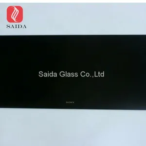 China OEM Glass Manufacturer 4mm Heat Tempered CNC Shaping Glass With Black Silk Screen Printed for Electrical Midi Oven Door thumbnail-1