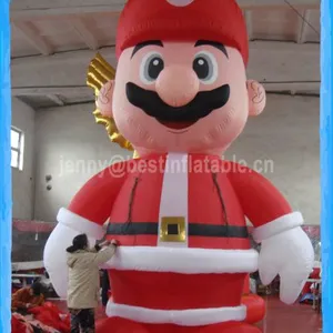 Inflatable Supermario Mascot Cartoon Inflatable Performance Model for Promoting Exhibition thumbnail-3