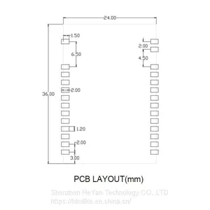 CC1120 UART Narrowband RF Module, 1W 24dbm, 169Mhz,434Mhz,868Mhz,915Mhz thumbnail-3
