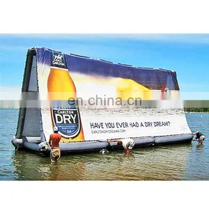 Giant Waterproof Inflatable Advertising Board Water Billboard With Banner on Sale thumbnail-1