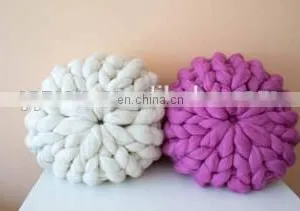 Free Sample Arm Knitting Australian Merino Wool Soft Hold Pillow thumbnail-4
