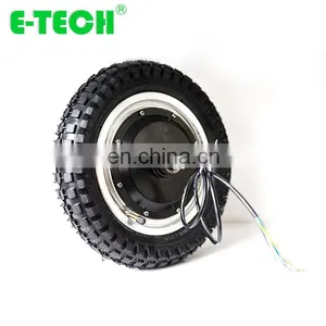 Hongjun 12 Inch 24V 36V 48V 250W 500W DC Electric Wheel Scooter Hub Motor thumbnail-2