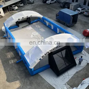 20m x 10m Inflatable Sports Arena Archery Game Laser Tag Soap Soccer Football Field thumbnail-5