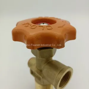 LPG Valve/ Brass Gas Self-closing Cylinder Valve /Angel Valve V5 thumbnail-1