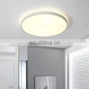 Simple Round White Bedroom Ceiling Lamp LED Chandelier thumbnail-4