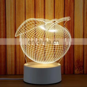 USB and Battery Color Changing 3d Animal Led Acrylic Night Light thumbnail-1