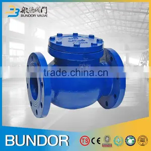 Ductile Iron Cast Iron Flanged Swing Check Valve 6 Inch thumbnail-1