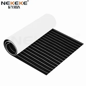 NEKEKE EVA Deck Sheet Foam Sheet Composite DeckingCheap Outdoor Decking Black + White Lines thumbnail-2