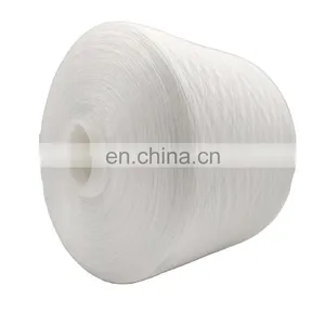 Hot Selling China Factory 20s 30s 40s 50s 60s 70s 100% Polyester Poly Poly Core Spun Sewing Thread Raw White thumbnail-1