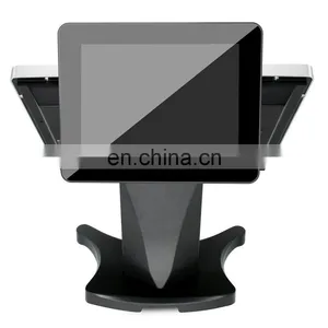 15'' Touch Screen All in One POS System Wifi/Dual Screen Cash Register/Built-in 8inch Customer Display Cashier POS Machine thumbnail-2